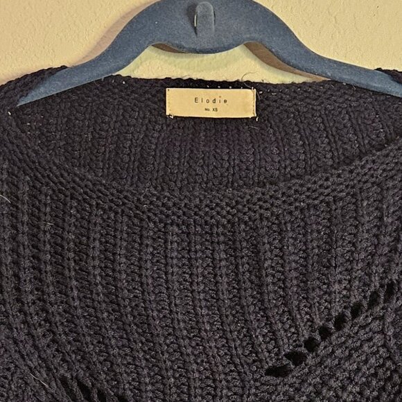 Knit Cropped Baggy Sweater - Picture 2 of 2